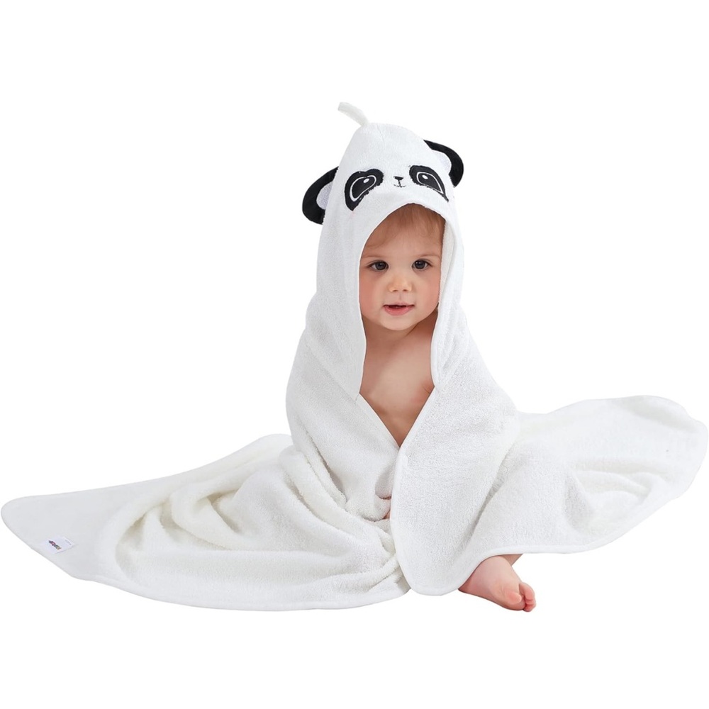 NWT| Bamboo Baby Hooded Towl Wrap